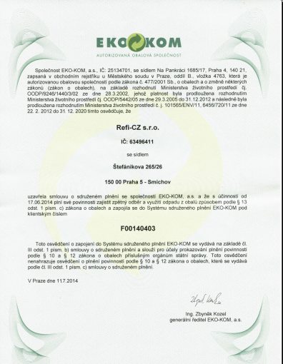 ekonom certifikát